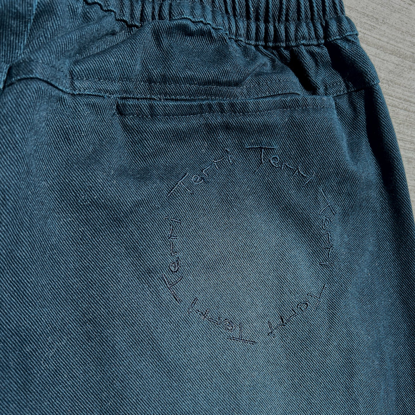 midnight blue skate pant